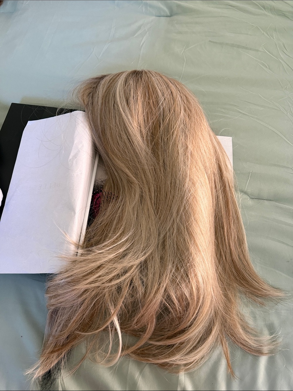 Belle Tress butter beer blonde - approximately 25 inches long - Picture 7 of 10
